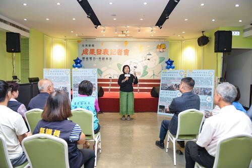 Photo 2. Professor Chen Mei-Ling of NUU’s Department of Electrical Engineering delivers remarks.Image