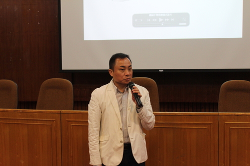圖三、建築學系系友會邱振瑋會長致詞圖片